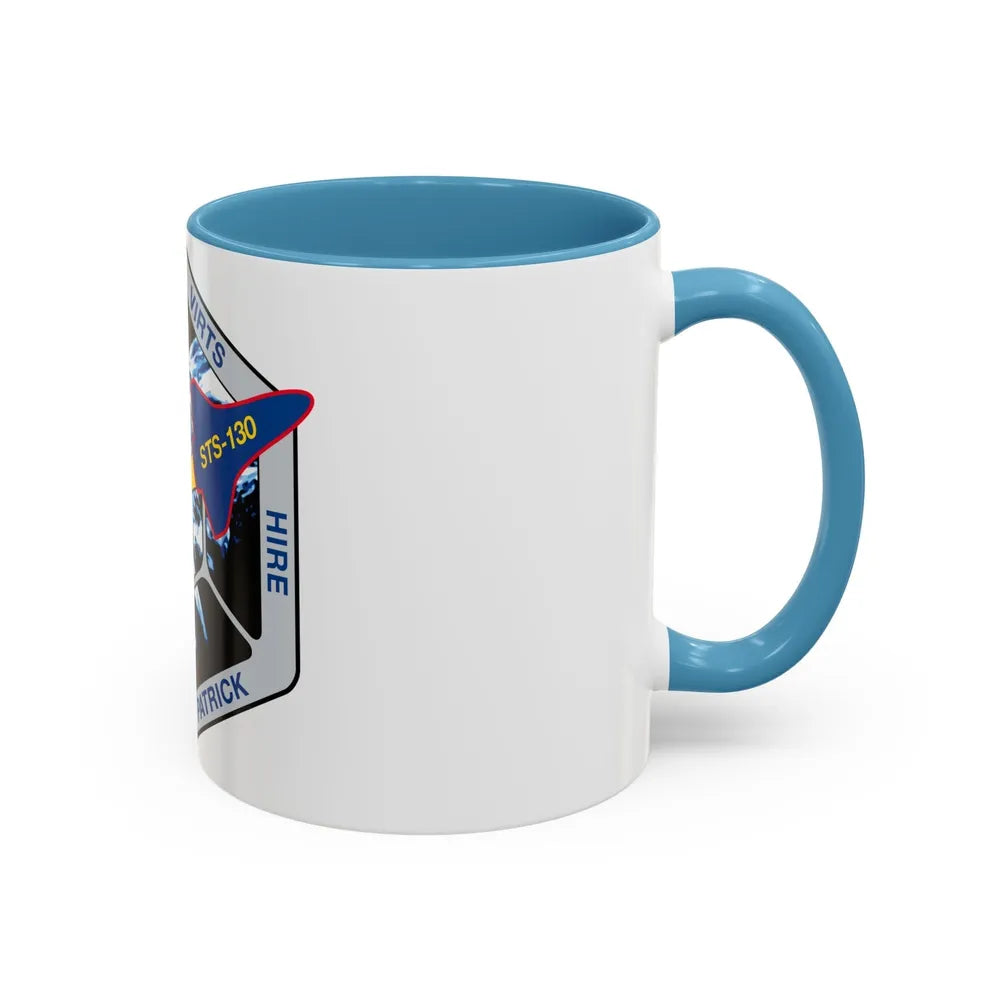 STS 130 (NASA) Accent Coffee Mug-Go Mug Yourself