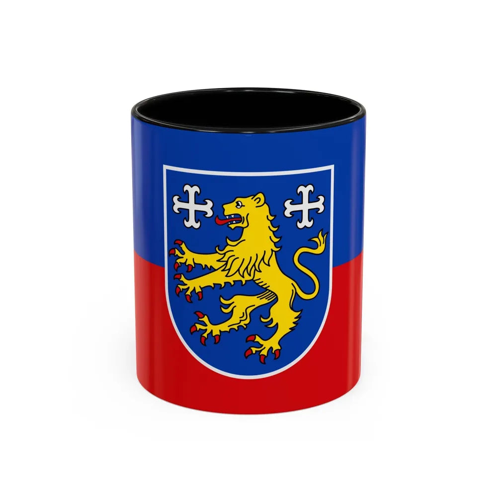 Flag of Friesland Germany - Accent Coffee Mug-11oz-Black-Go Mug Yourself