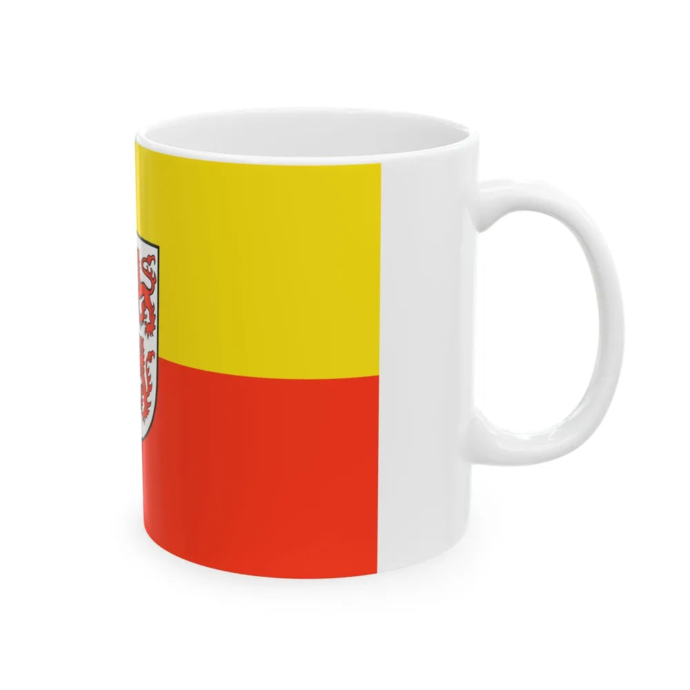 Flag of Neumarkt in der Oberpfalz Germany - White Coffee Mug-Go Mug Yourself