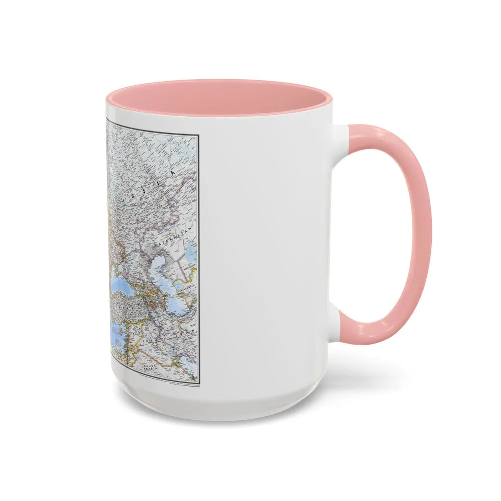 Europe (2004) (Map) Accent Coffee Mug-Go Mug Yourself