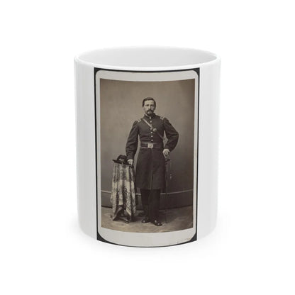 Captain Ferdinand F. Boltz Of Co. S, 12th Indiana Infantry Regiment, And Co. F, 88th Indiana Infantry Regiment (U.S. Civil War) White Coffee Mug-11oz-Go Mug Yourself