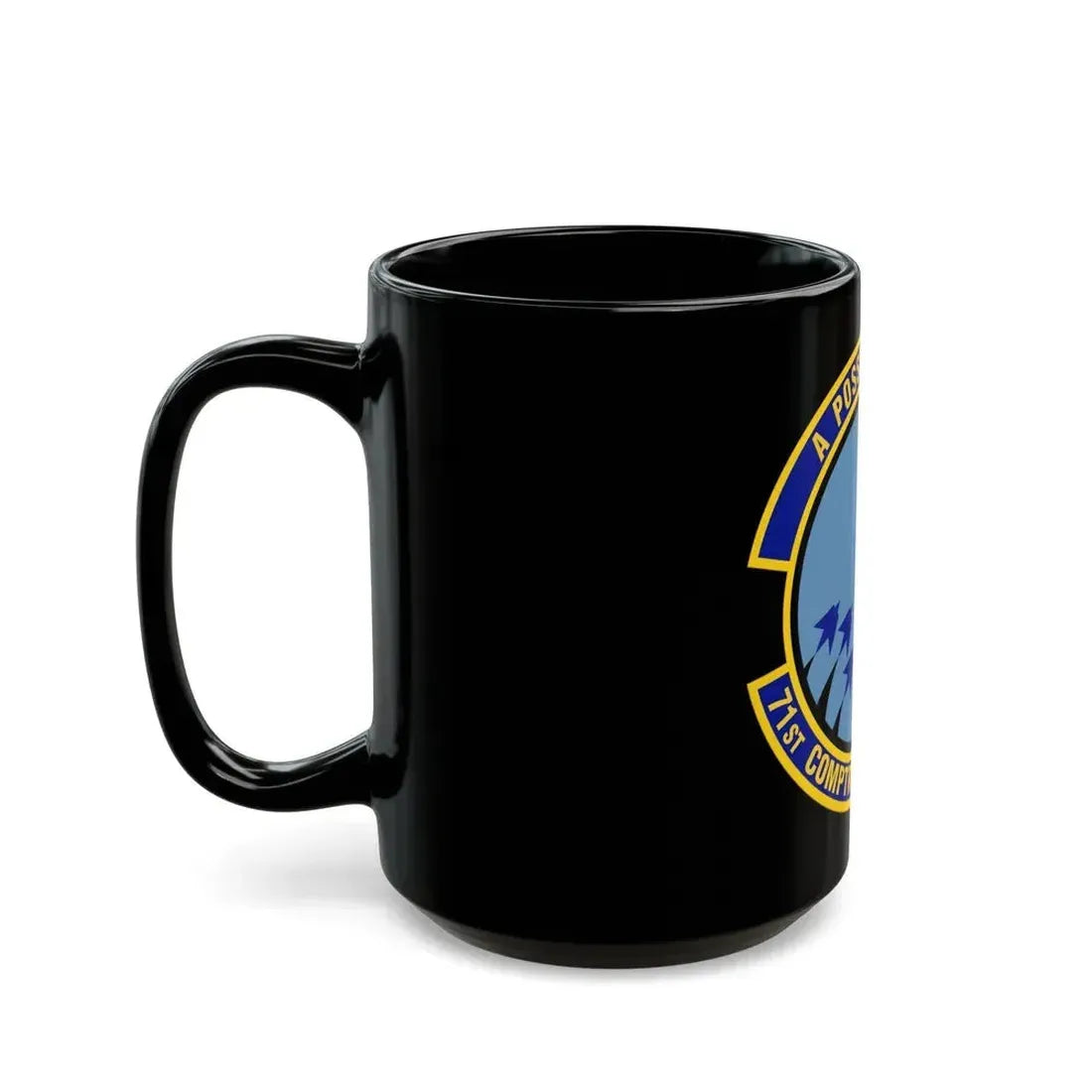 71st Comptroller Squadron (U.S. Air Force) Black Coffee Mug - Go Mug Yourself