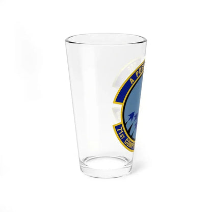71st Comptroller Squadron (U.S. Air Force) Pint Glass 16oz - Go Mug Yourself