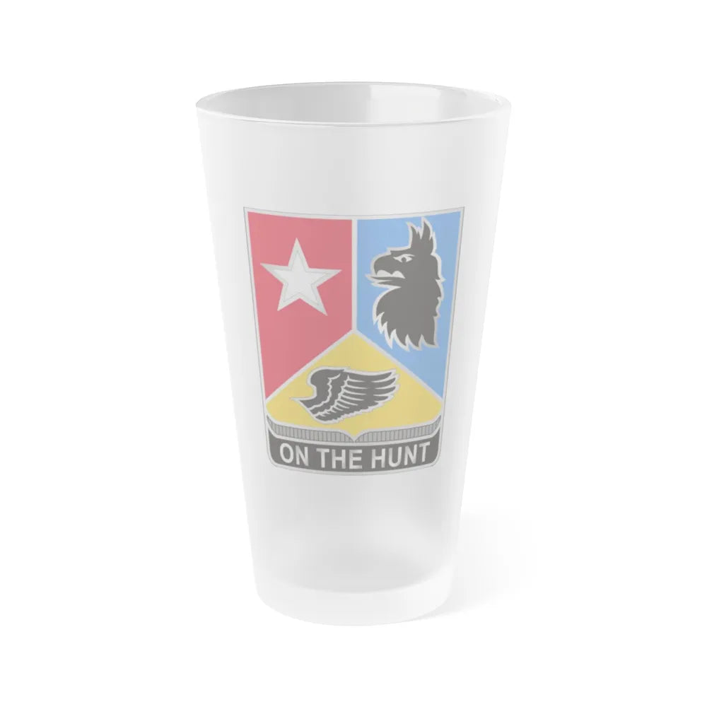 71st Expeditionary Military Intelligence Brigade 2 (U.S. Army) Frosted Pint Glass 16oz-Go Mug Yourself