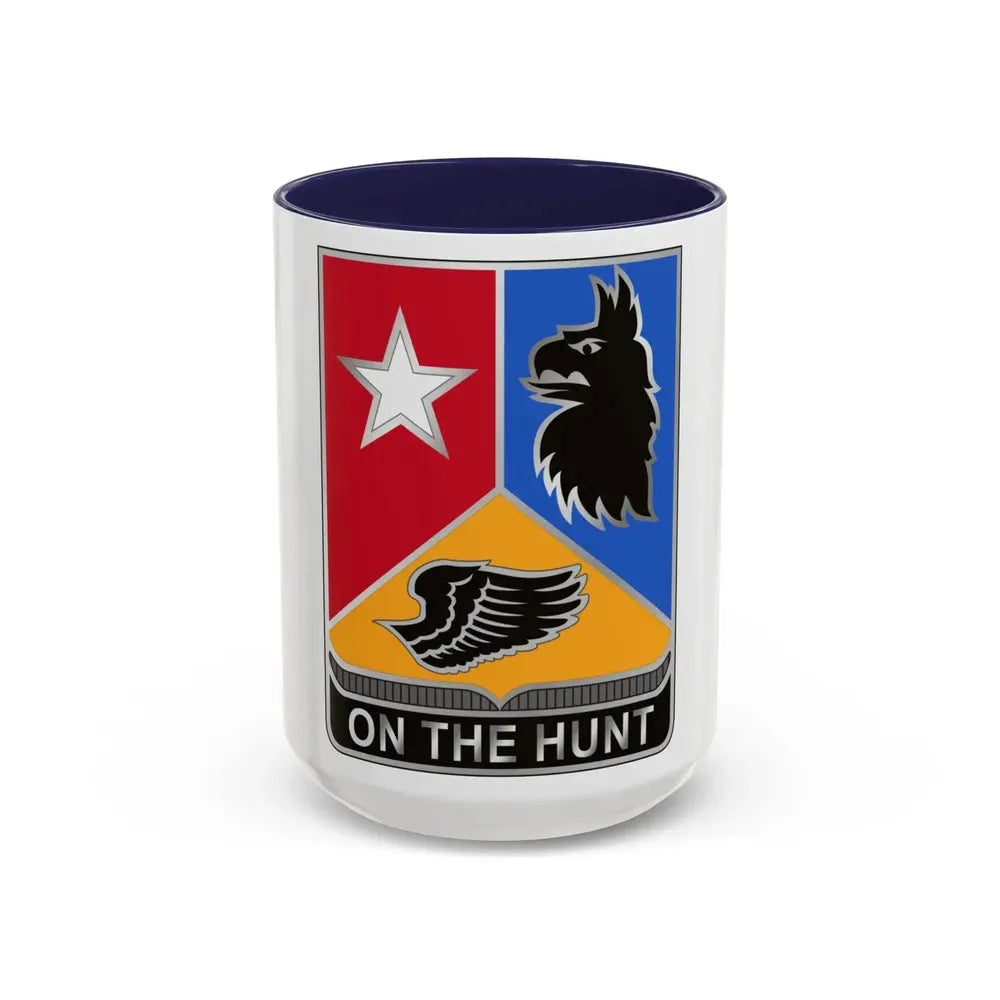 71st Expeditionary Military Intelligence Brigade 2 (U.S. Army) Accent Coffee Mug 15oz Navy - Go Mug Yourself