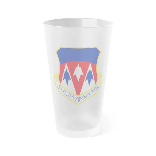 71st Flying Training Wing (U.S. Air Force) Frosted Pint Glass 16oz 16oz Frosted - Go Mug Yourself