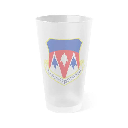 71st Flying Training Wing (U.S. Air Force) Frosted Pint Glass 16oz 16oz Frosted - Go Mug Yourself