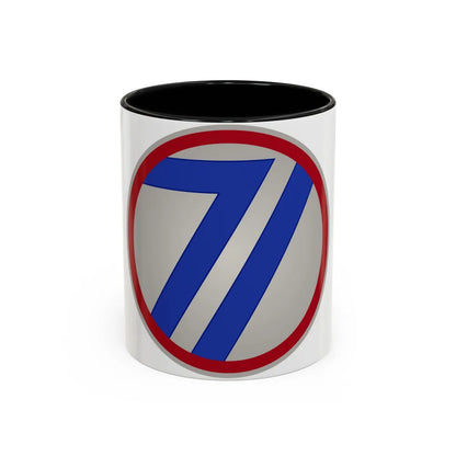 71st Infantry Division (U.S. Army) Accent Coffee Mug-11oz-Black-Go Mug Yourself