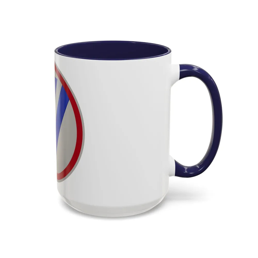 71st Infantry Division (U.S. Army) Accent Coffee Mug-Go Mug Yourself