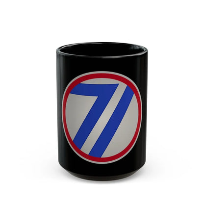 71st Infantry Division (U.S. Army) Black Coffee Mug-15oz-Go Mug Yourself