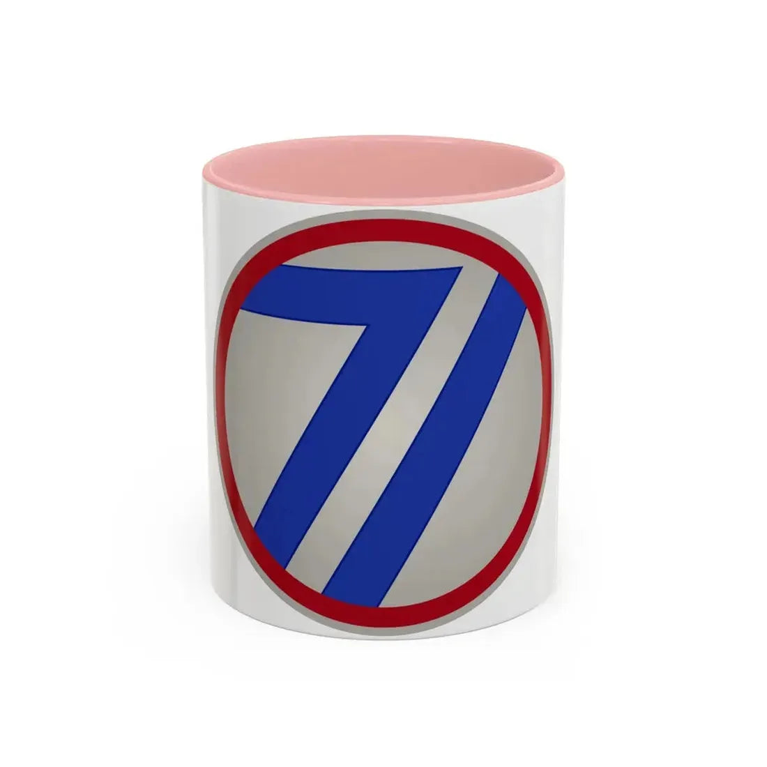 71st Infantry Division (U.S. Army) Accent Coffee Mug 11oz Pink - Go Mug Yourself
