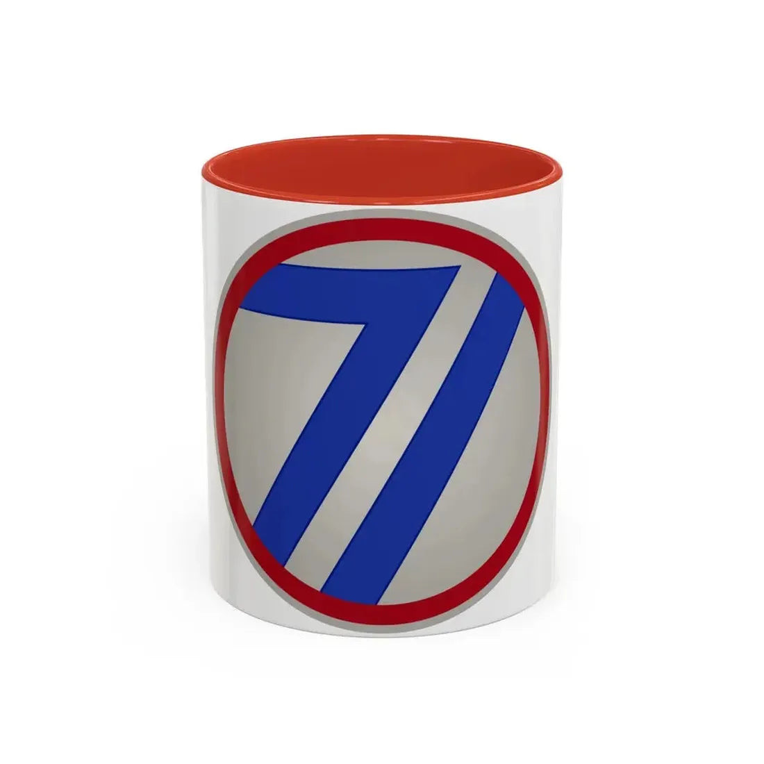 71st Infantry Division (U.S. Army) Accent Coffee Mug 11oz Red - Go Mug Yourself