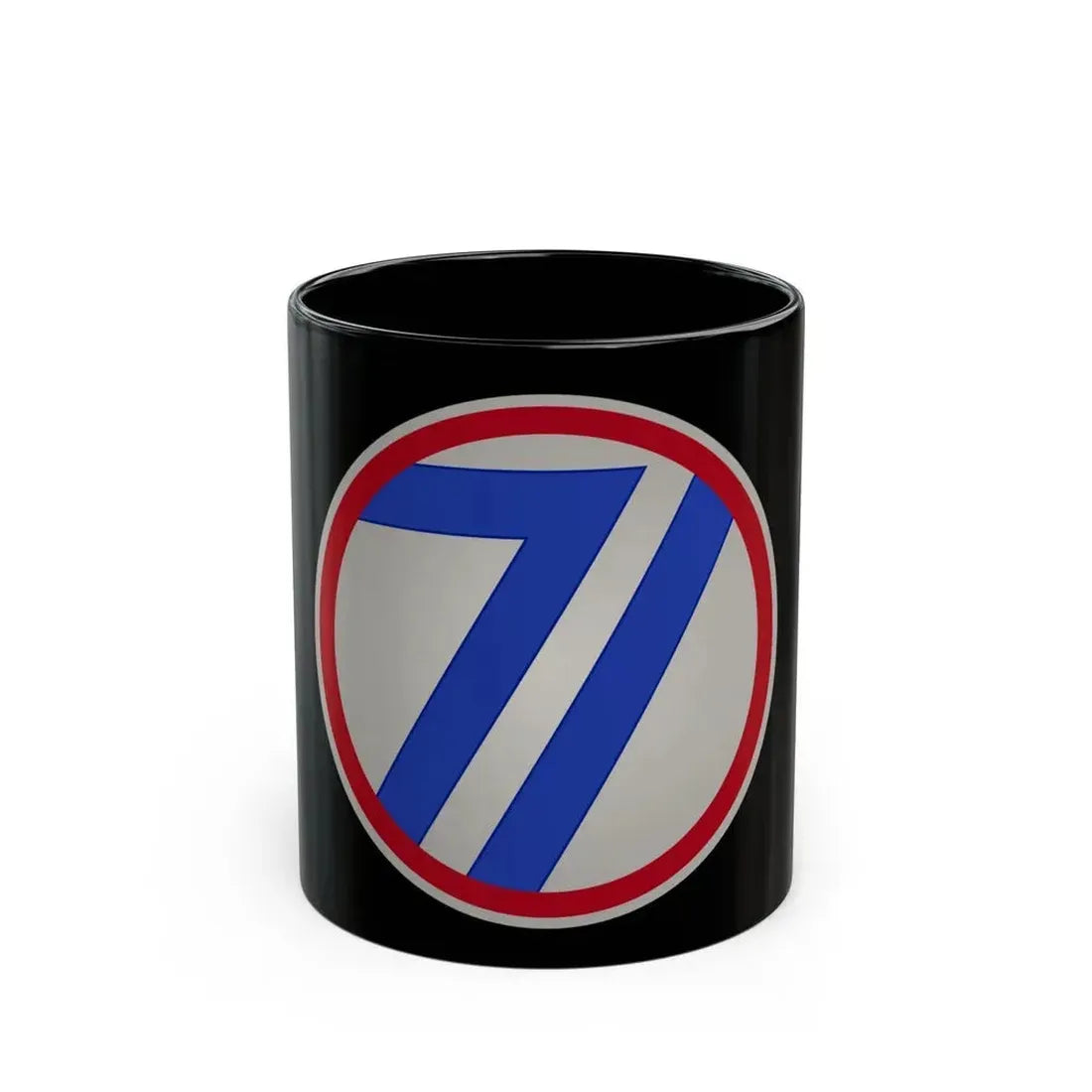 71st Infantry Division (U.S. Army) Black Coffee Mug 11oz - Go Mug Yourself