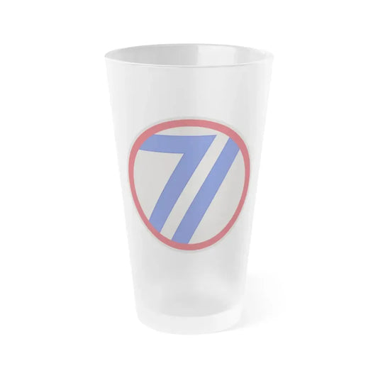 71st Infantry Division (U.S. Army) Frosted Pint Glass 16oz Default Title - Go Mug Yourself