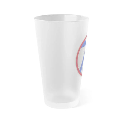 71st Infantry Division (U.S. Army) Frosted Pint Glass 16oz - Go Mug Yourself