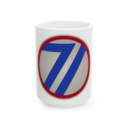 71st Infantry Division (U.S. Army) White Coffee Mug 15oz - Go Mug Yourself
