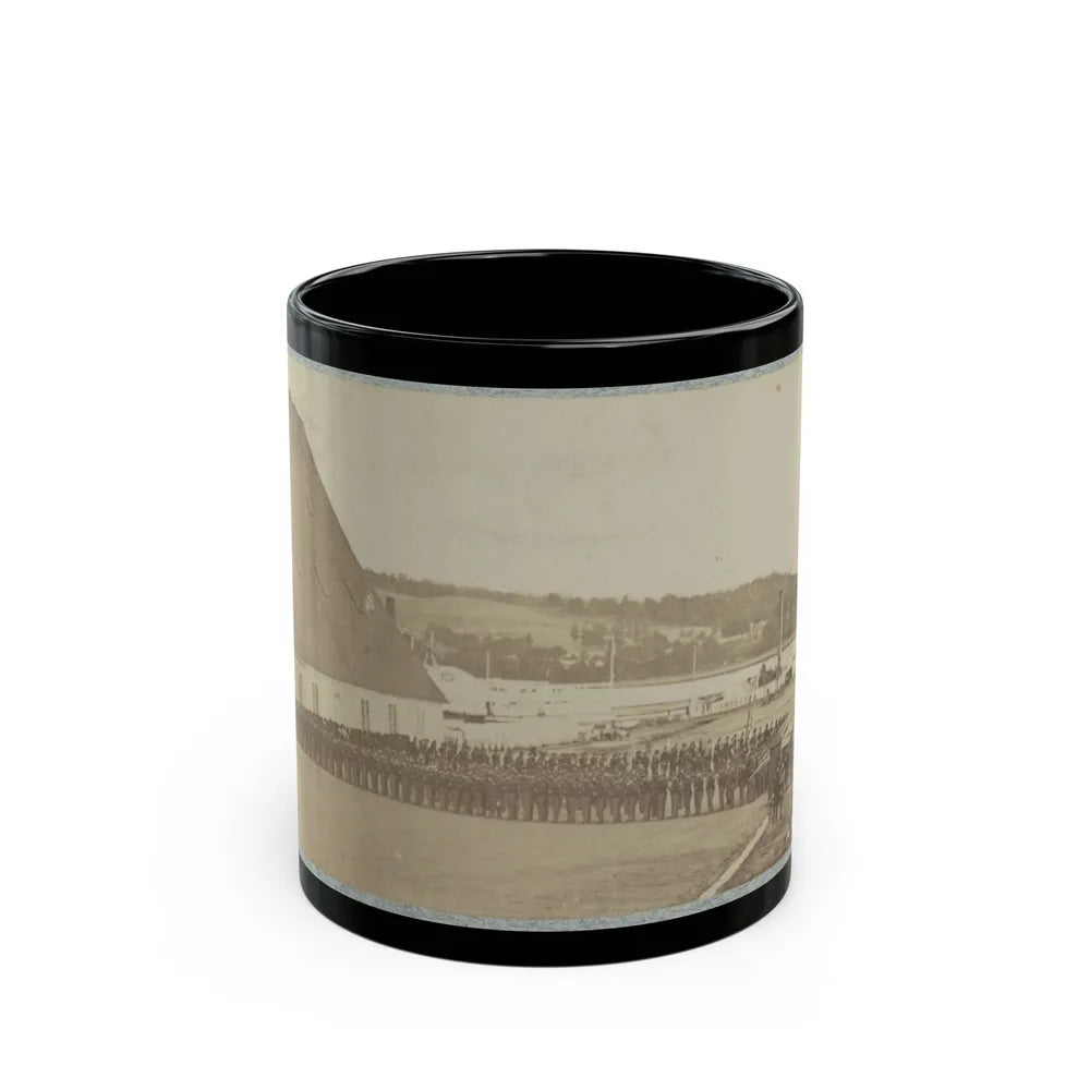 71st New York State Militia At Washington Navy Yard (U.S. Civil War) Black Coffee Mug-11oz-Go Mug Yourself