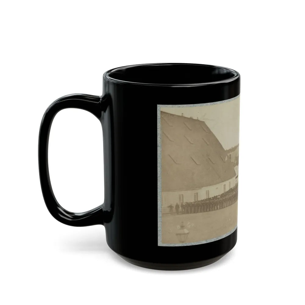 71st New York State Militia At Washington Navy Yard (U.S. Civil War) Black Coffee Mug-Go Mug Yourself