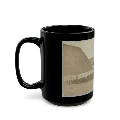 71st New York State Militia At Washington Navy Yard (U.S. Civil War) Black Coffee Mug-Go Mug Yourself