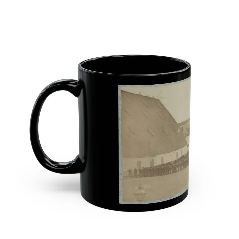 71st New York State Militia At Washington Navy Yard (U.S. Civil War) Black Coffee Mug-Go Mug Yourself