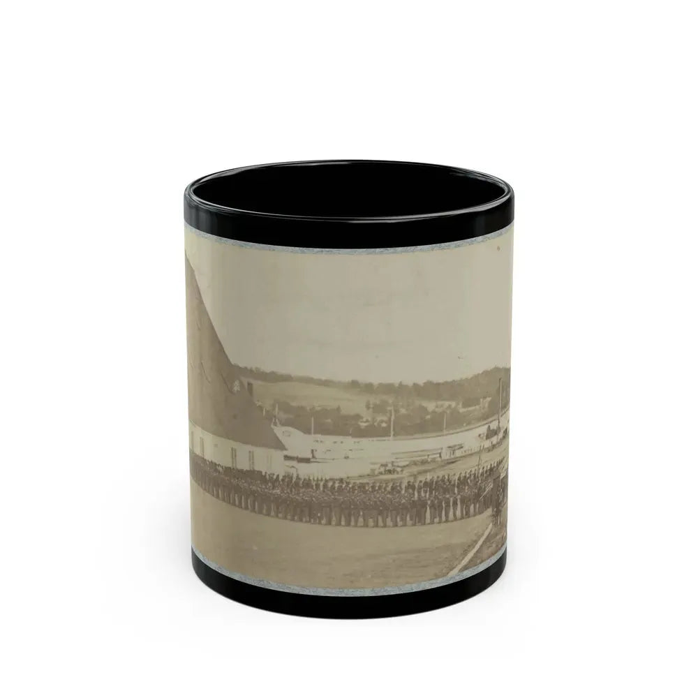 71st New York State Militia At Washington Navy Yard (U.S. Civil War) Black Coffee Mug 11oz - Go Mug Yourself