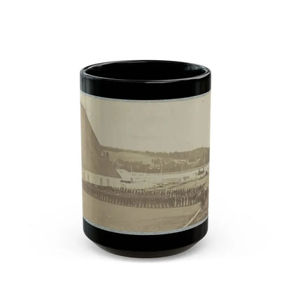 71st New York State Militia At Washington Navy Yard (U.S. Civil War) Black Coffee Mug 15oz - Go Mug Yourself