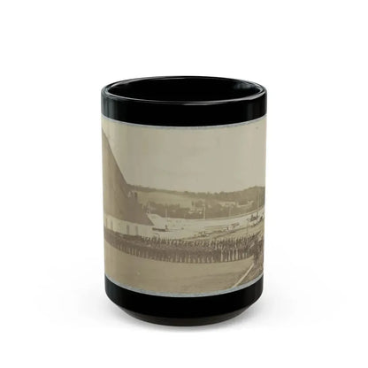 71st New York State Militia At Washington Navy Yard (U.S. Civil War) Black Coffee Mug 15oz - Go Mug Yourself