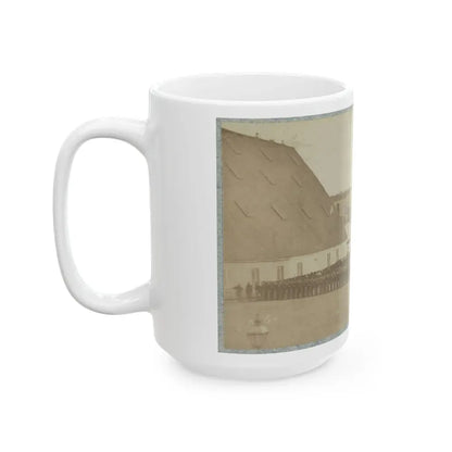 71st New York State Militia At Washington Navy Yard (U.S. Civil War) White Coffee Mug - Go Mug Yourself