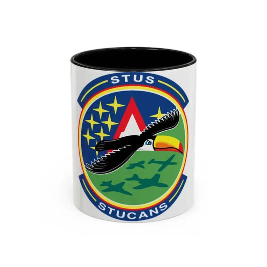 71st STUS STUCANS (U.S. Air Force) Accent Coffee Mug 11oz Black - Go Mug Yourself