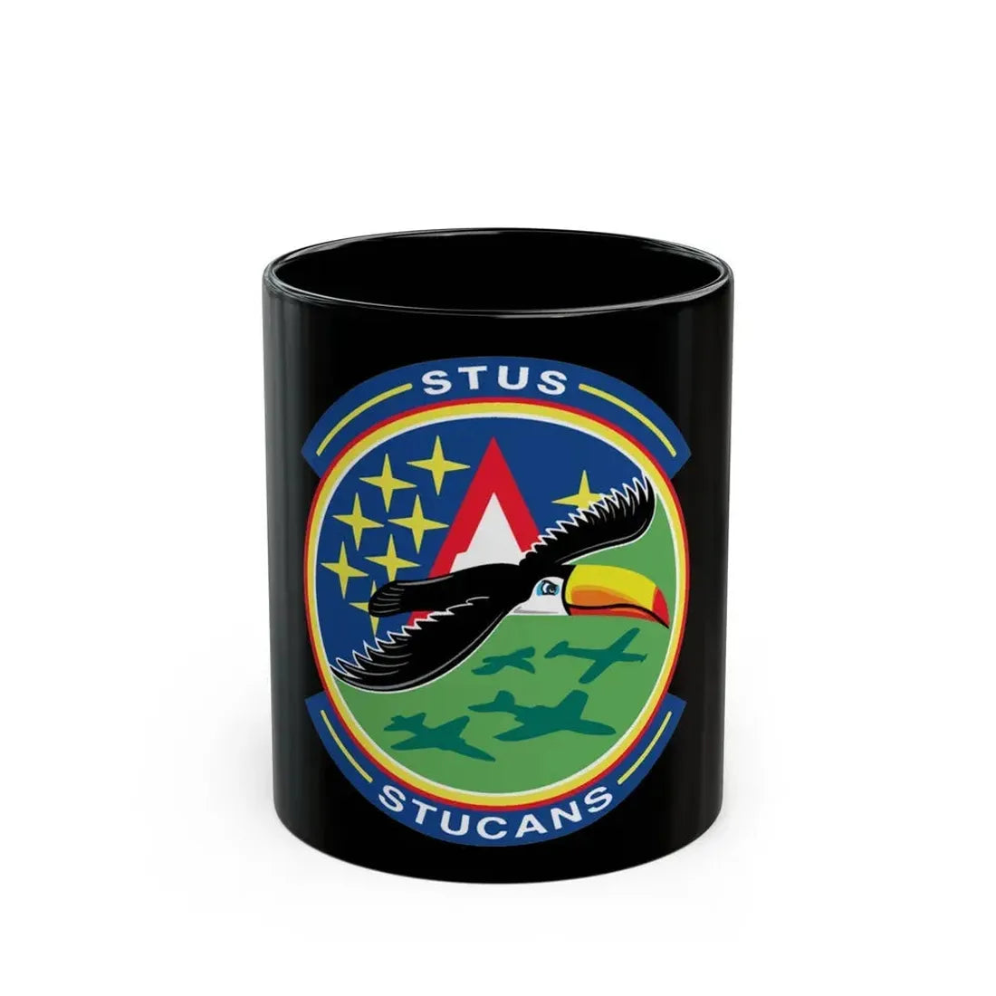 71st STUS STUCANS (U.S. Air Force) Black Coffee Mug 11oz - Go Mug Yourself