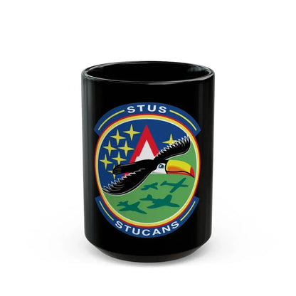 71st STUS STUCANS (U.S. Air Force) Black Coffee Mug 15oz - Go Mug Yourself