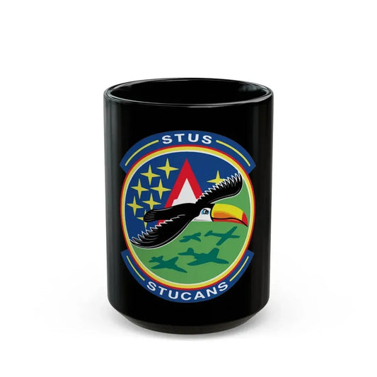 71st STUS STUCANS (U.S. Air Force) Black Coffee Mug 15oz - Go Mug Yourself
