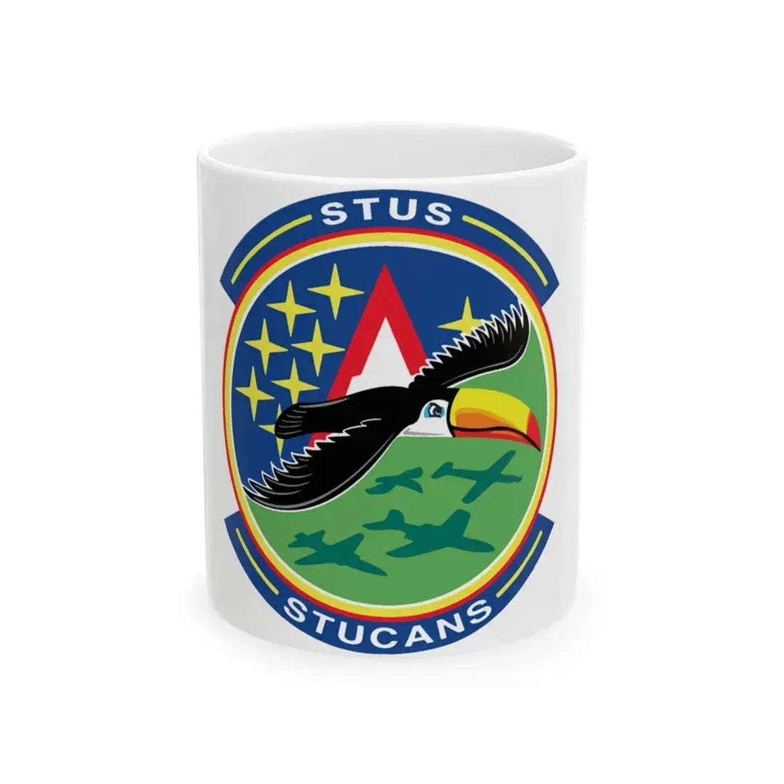 71st STUS STUCANS (U.S. Air Force) White Coffee Mug 11oz - Go Mug Yourself