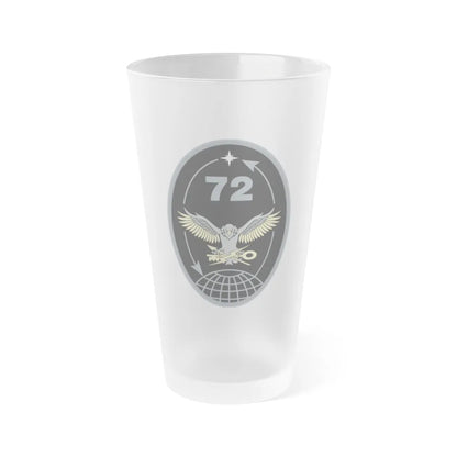 72 Intelligence, Surveillance, and Reconnaissance Squadron (U.S. Space Force) Frosted Pint Glass 16oz-Go Mug Yourself