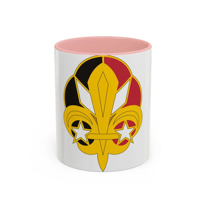 72 Signal Battalion (U.S. Army) Accent Coffee Mug-11oz-Pink-Go Mug Yourself