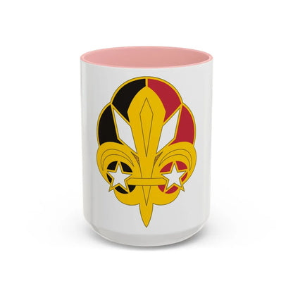 72 Signal Battalion (U.S. Army) Accent Coffee Mug-15oz-Pink-Go Mug Yourself