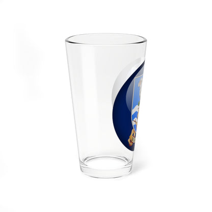 Flag orb Falkland Islands (United Kingdom) Pint Glass 16oz