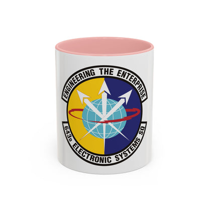 643d Electronic Systems Squadron (U.S. Air Force) Accent Coffee Mug