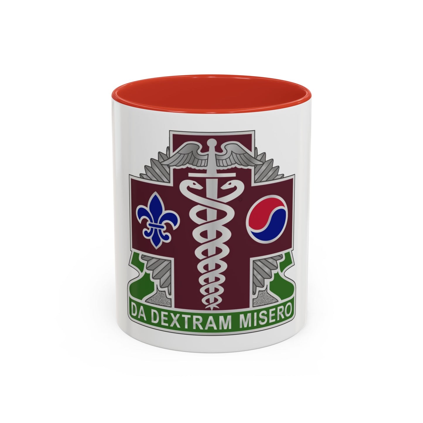 65 Medical Brigade 2 (U.S. Army) Accent Coffee Mug