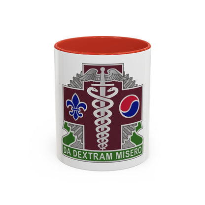 65 Medical Brigade 2 (U.S. Army) Accent Coffee Mug