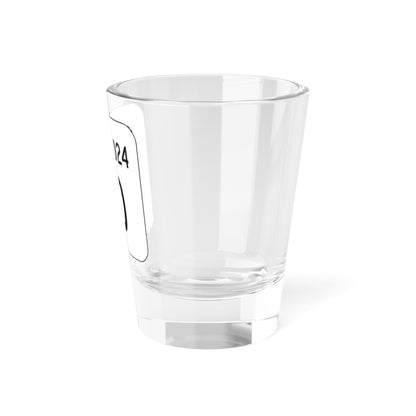 PA QR 2024 (Pennsylvania) (Road Sign) Shot Glass 1.5oz