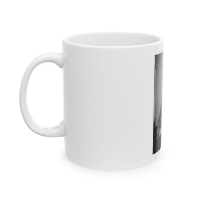 Portrait Of Capt. John Rodgers, Officer Of The Federal Navy (Commodore From June 17, 1863) (U.S. Civil War) White Coffee Mug
