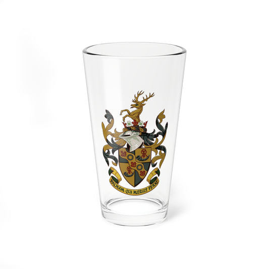 Shawnigan crest (Canada) (Coat of Arms) Pint Glass 16oz
