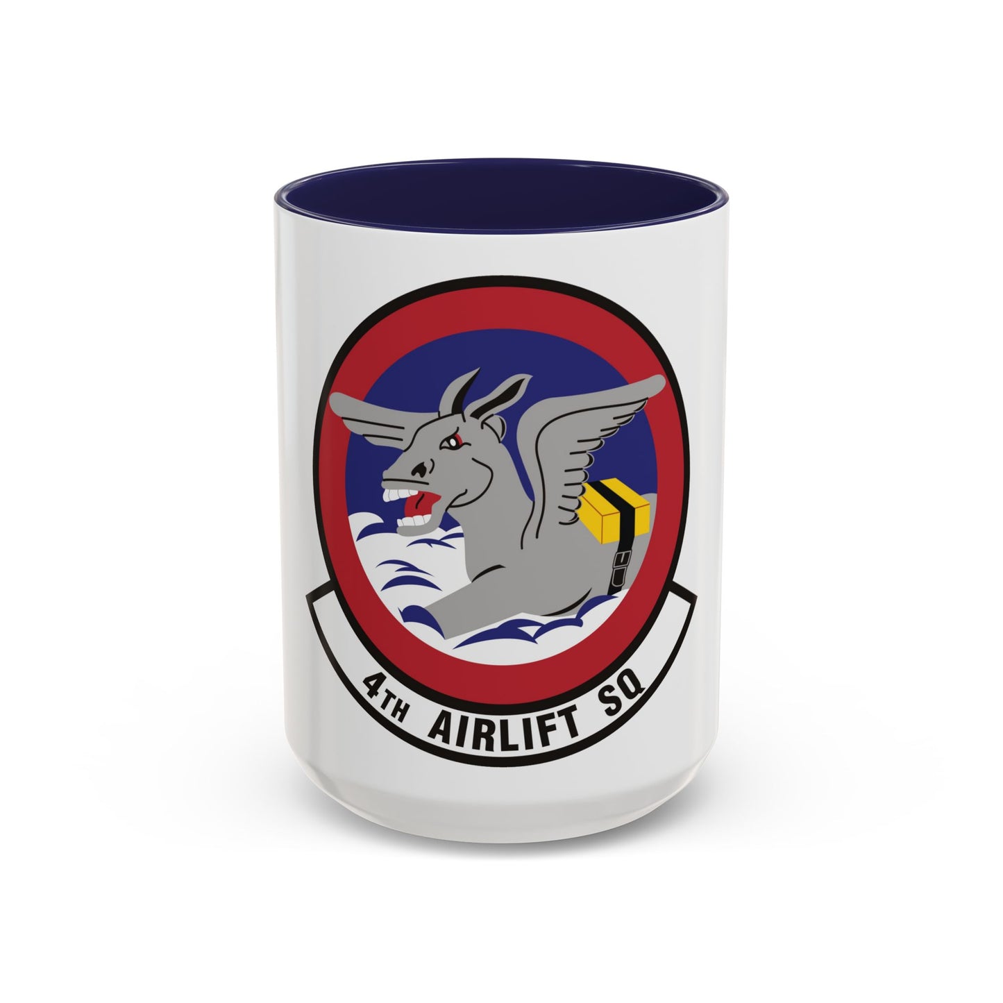 4th Airlift Squadron (U.S. Air Force) Accent Coffee Mug