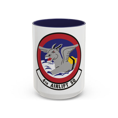4th Airlift Squadron (U.S. Air Force) Accent Coffee Mug