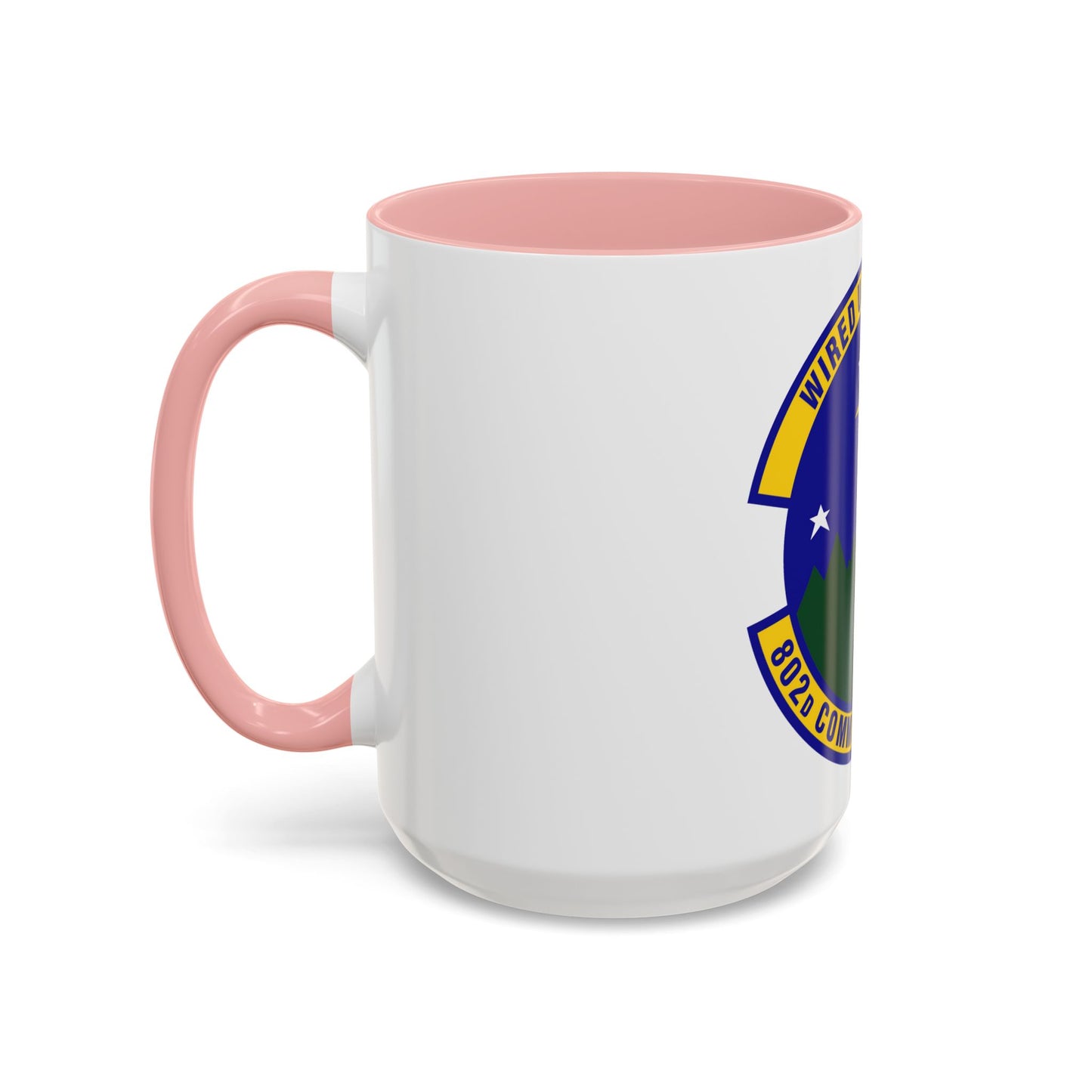 802d Communications Squadron (U.S. Air Force) Accent Coffee Mug