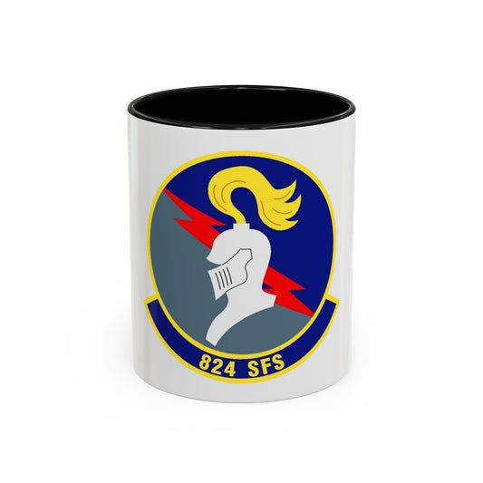 824th Security Forces Squadron (U.S. Air Force) Accent Coffee Mug