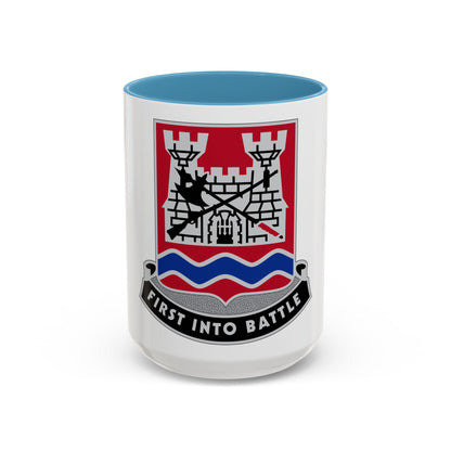 898 Engineer Battalion (U.S. Army) Accent Coffee Mug