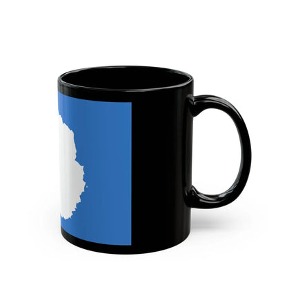 Proposed flag of Antarctica Graham Bartram - Black Coffee Mug-Go Mug Yourself