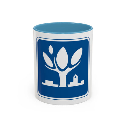 Seal of Naperville Illinois - Accent Coffee Mug